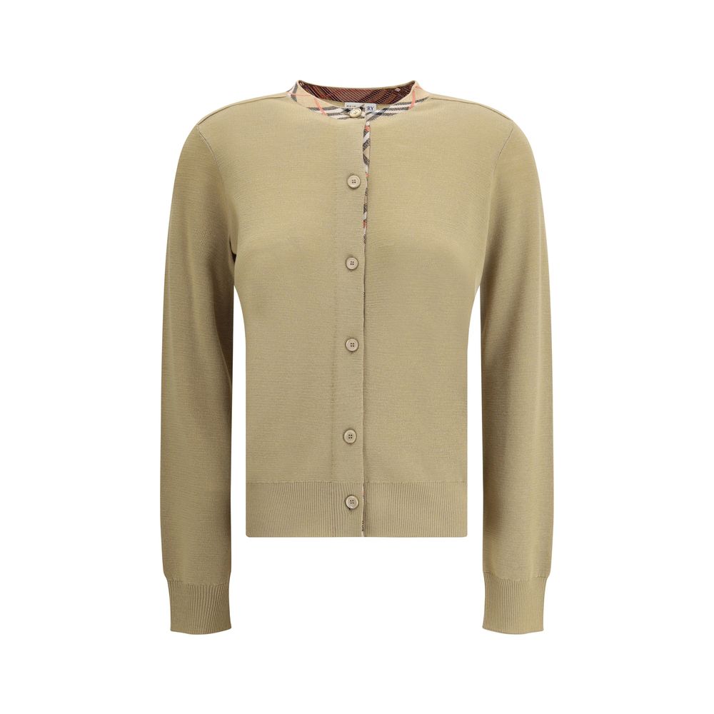 Burberry Brown Wool Oves Aries Sweater