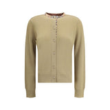 Burberry Brown Wool Oves Aries Sweater