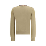 Burberry Brown Wool Oves Aries Sweater