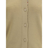 Burberry Brown Wool Oves Aries Sweater