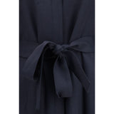 P.A.R.O.S.H. Blue Viscose Casual Dress