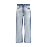 Diesel Blue Cotton Bootcut Jeans