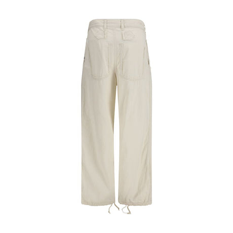 Maison Mihara Yasuhiro White Cotton Casual Pants