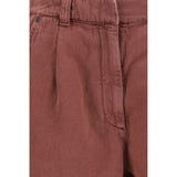 Brunello Cucinelli Brown Cotton Bermuda Shorts