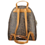 Mario Valentino Brown Polyurethane Womens Backpack