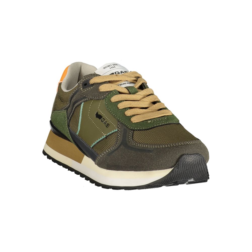 Gas Verde Polyester Men Sneaker