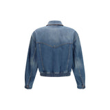 Versace Blue Cotton Clothing