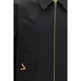 Valentino Black Cotton Bomber