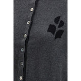 Marant Etoile Gray Cotton Cardigan