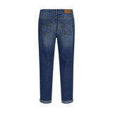 Brunello Cucinelli Blue Cotton Relaxed Fit Jeans