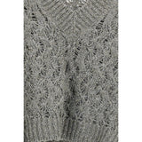 Brunello Cucinelli Bicolor Silk Sweatshirt