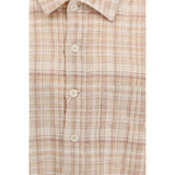 Sunflower Orange Cotton Pattern Shirt