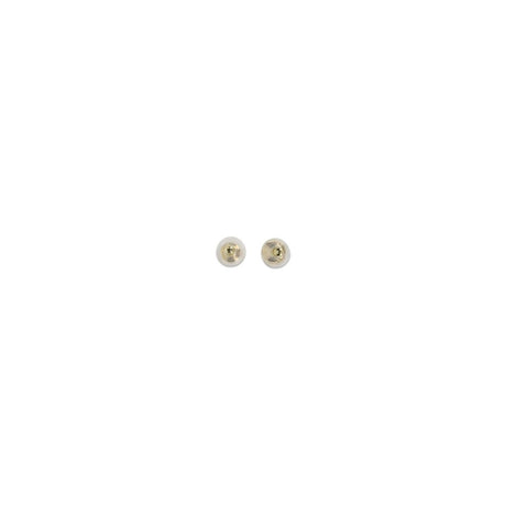 Saint Laurent White Brass Earrings