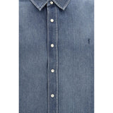 Saint Laurent Blue Denim Shirt