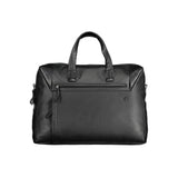Piquadro Black Leather Men's Briefcase