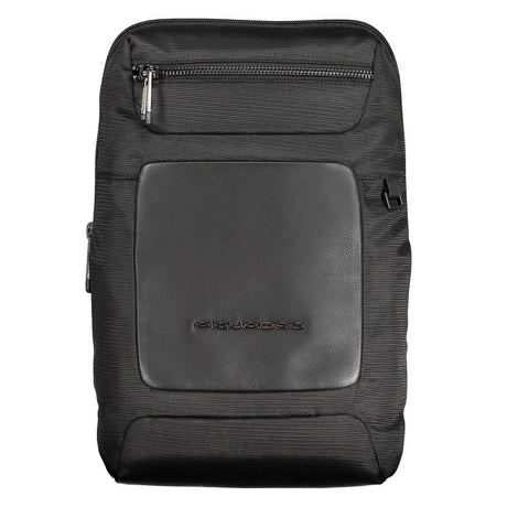 Piquadro Nero Econyl Men Shoulder Bag