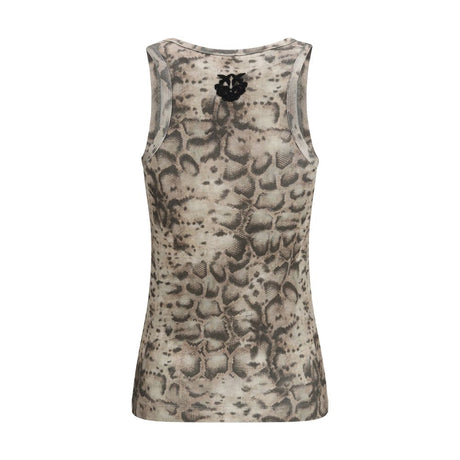 PINKO Beige Cotton T-Shirt