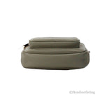 Burberry Small Branded Dark Fern Green Grainy Leather Camera Crossbody Bag