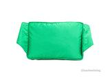 Versace Small Bright Green Nylon Matte Medusa Belt Bag Waist Fanny Pack Purse