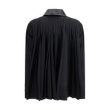 Max Mara Black Polyester Pattern Shirt