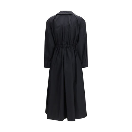 Max Mara Black Cotton Casual Dress