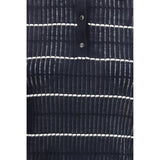 Max Mara Blue Silk Polo Shirt