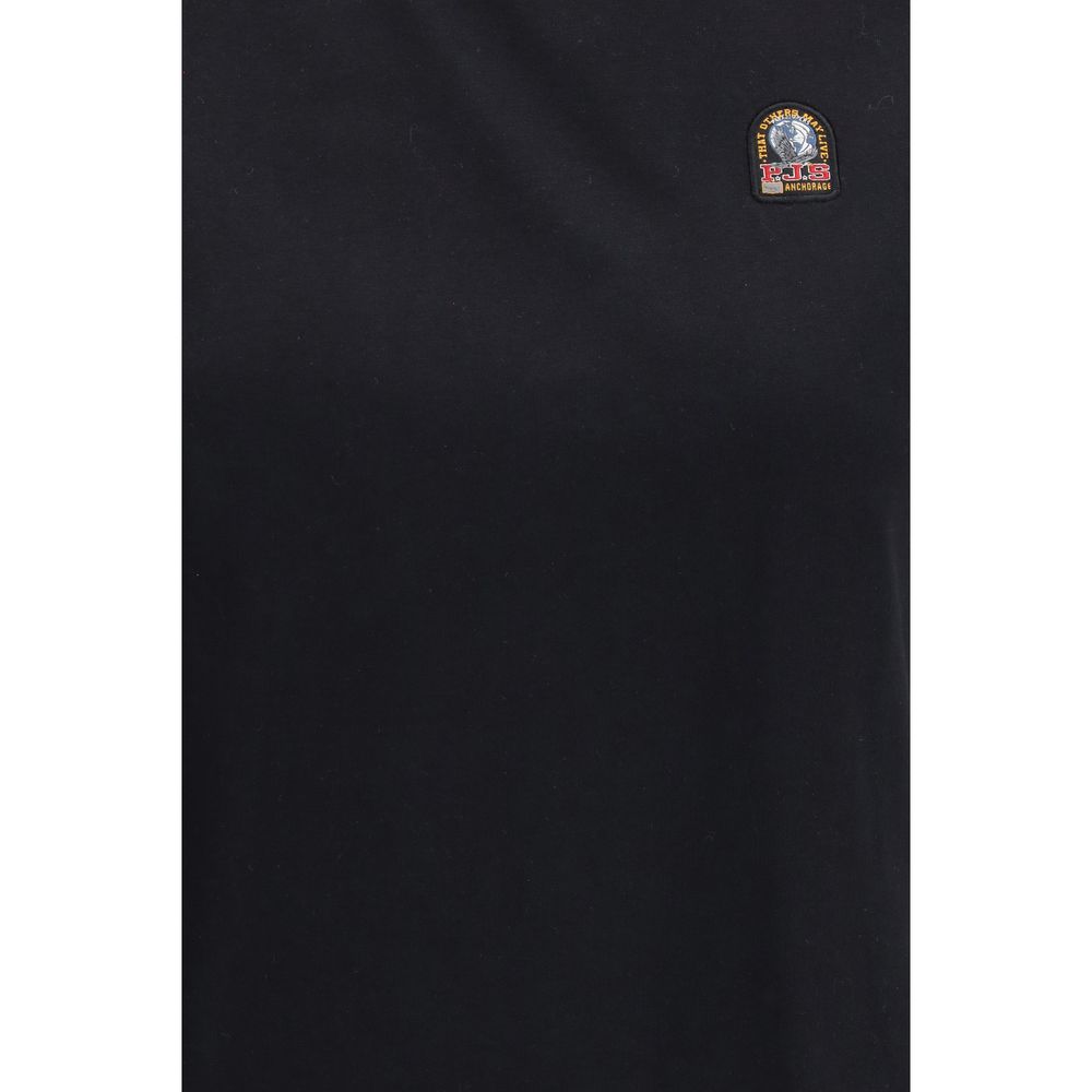 Parajumpers Black Cotton T-Shirt