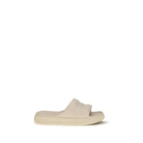 Moncler Beige Rubber Slippers
