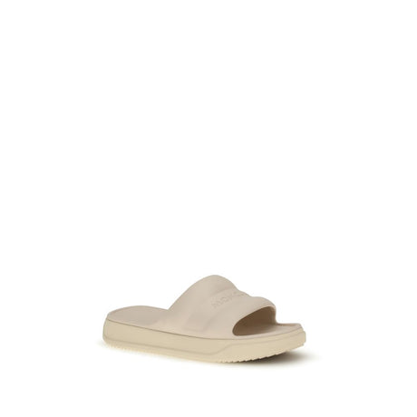 Moncler Beige Rubber Sandals