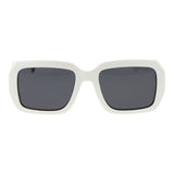Polaroid White Plastic Sunglasses