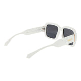 Polaroid White Plastic Sunglasses
