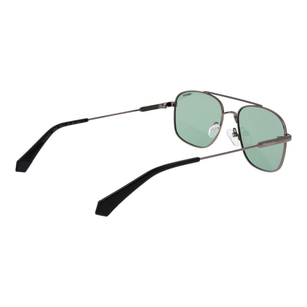 Polaroid Gray Metal Sunglasses