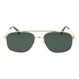 Polaroid Gold Metal Sunglasses