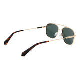 Polaroid Gold Metal Sunglasses