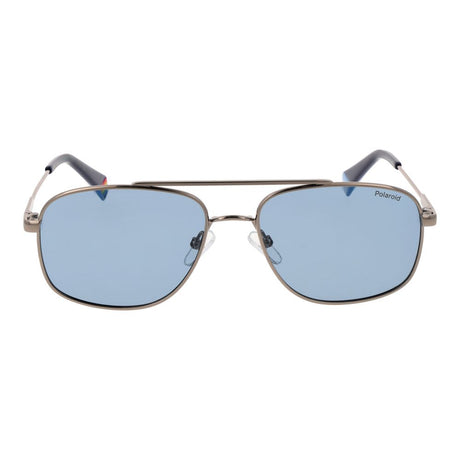 Polaroid Gray Metal Sunglasses