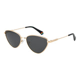 Polaroid Gold Metal Sunglasses