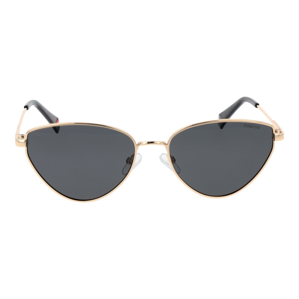 Polaroid Gold Metal Sunglasses