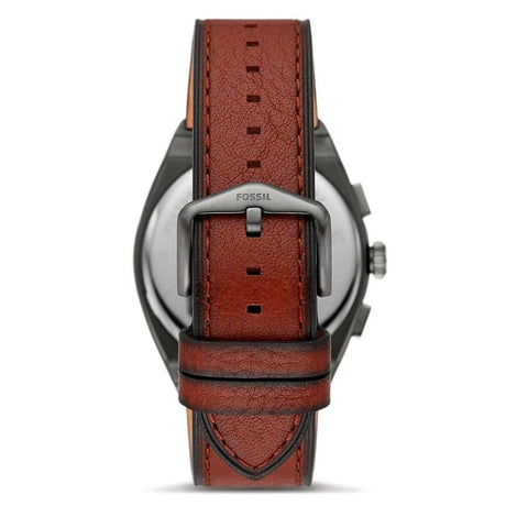 Fossil Brown Leather Dress Watch