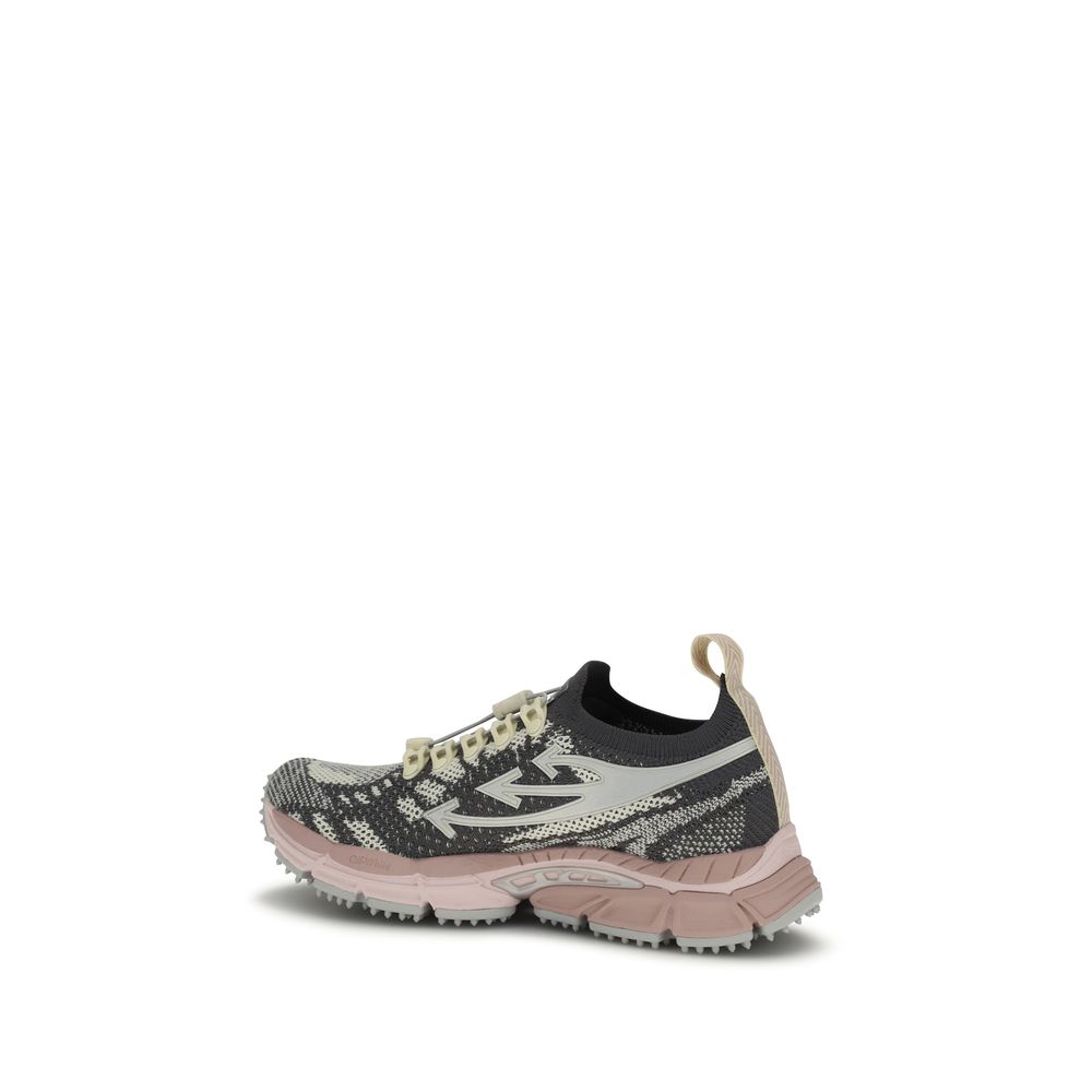 Off-White Multicolor Polyethylene Athletic Sneakers