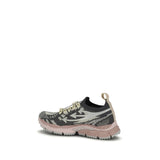 Off-White Multicolor Polyethylene Athletic Sneakers