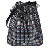 Jimmy Choo Black Satin Crossbody Bag
