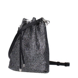 Jimmy Choo Black Satin Crossbody Bag