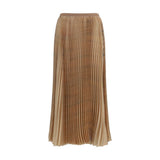Fabiana Filippi Beige Polyester Midi Skirt