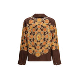 Versace Brown Fabric Shirt