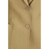 Max Mara Beige Linen Jacket