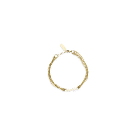 Saint Laurent Gold Brass Bracelet