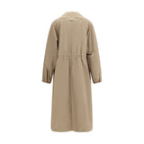 Fabiana Filippi Beige Polyester Trench Coat