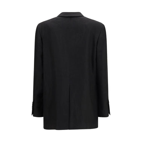 Lardini Black Linen Blazer