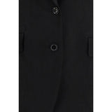 Lardini Black Linen Blazer