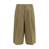 Fabiana Filippi Beige Viscose Cropped Pants